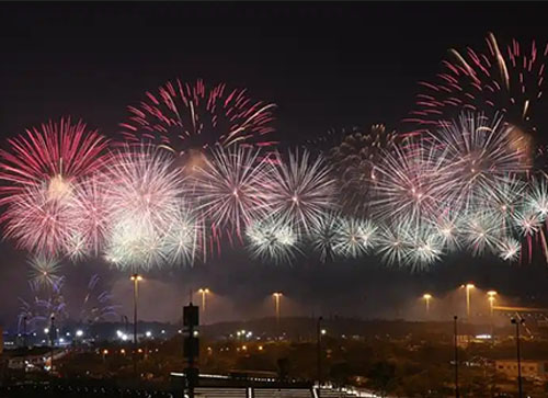 东台市焰火晚会